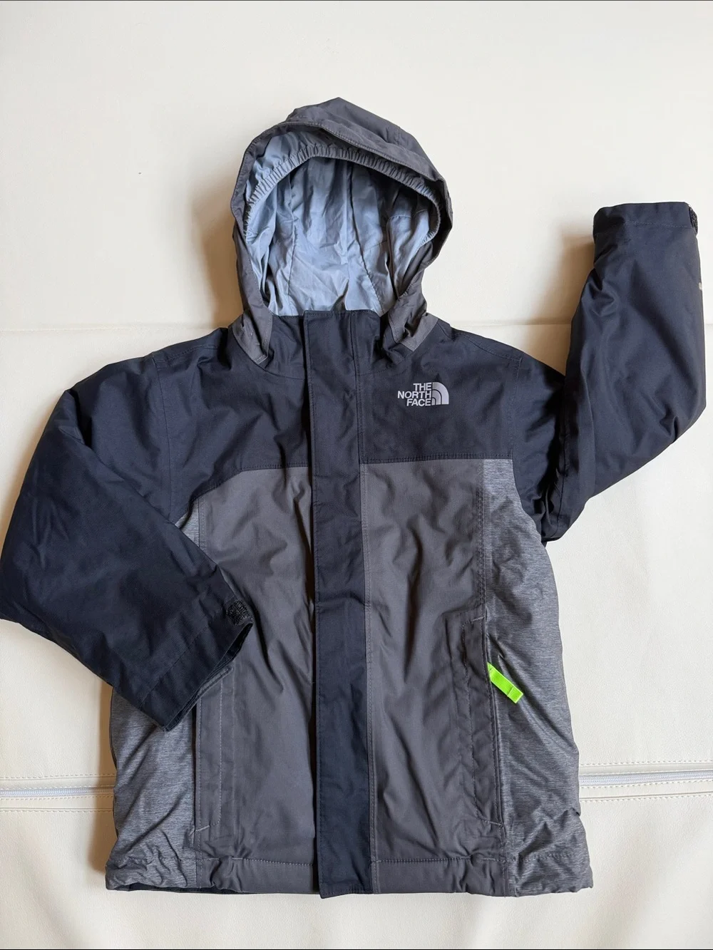 The North Face Boys Vortex Triclimate 3-in-1 Waterproof Jacket Grey/Black XXS (5